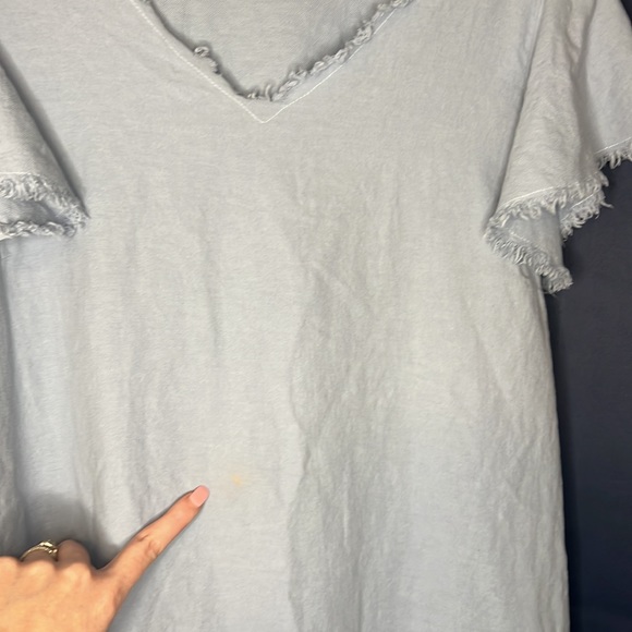 UMGEE | Frayed V-Cut Dress with Pockets - Picture 11 of 12